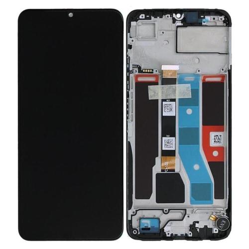 Realme C51 RMX3830 Realme Note 50 4G RMX3834 Display ORIGINALE + Frame Nero