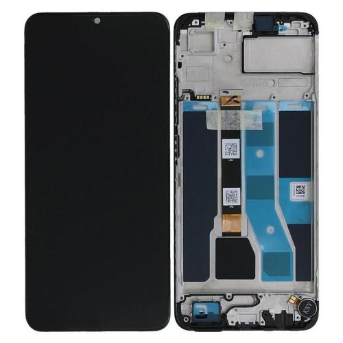 Realme C53 RMX3760 Display ORIGINALE + Frame Nero