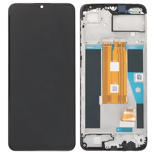Realme C63 RMX3939 Display ORIGINALE + Frame Nero