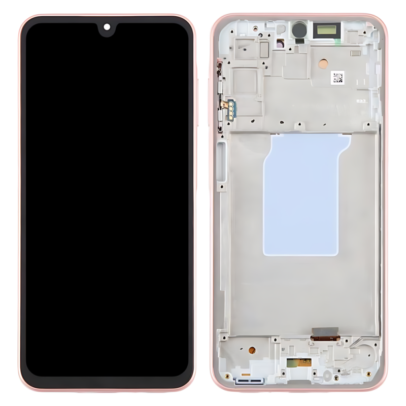 Samsung A266B A26 5G Display ORIGINALE + Cornice Service Pack Rosa