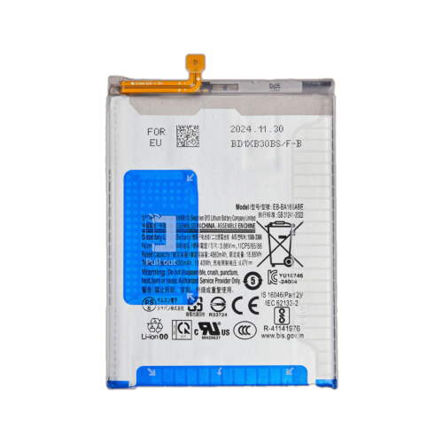 高容量电池 4860MAH EB-BA166ABY EB-BA166ASY Samsung A166B A16 5G A165F A16 4G A175F A17 4G A176B A17 5G A266B A26 5G A276B A27 5G (DEJI 工厂生产，没Logo)