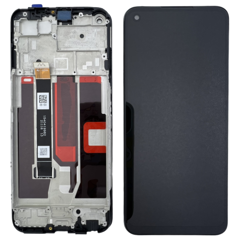 Realme 8 5G RMX3241 Display ORIGINALE + Frame Nero