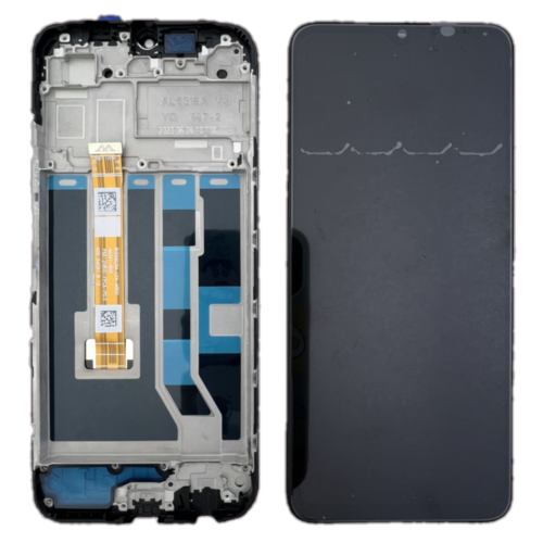 OPPO A17 CPH2477 Display ORIGINALE + Frame Nero