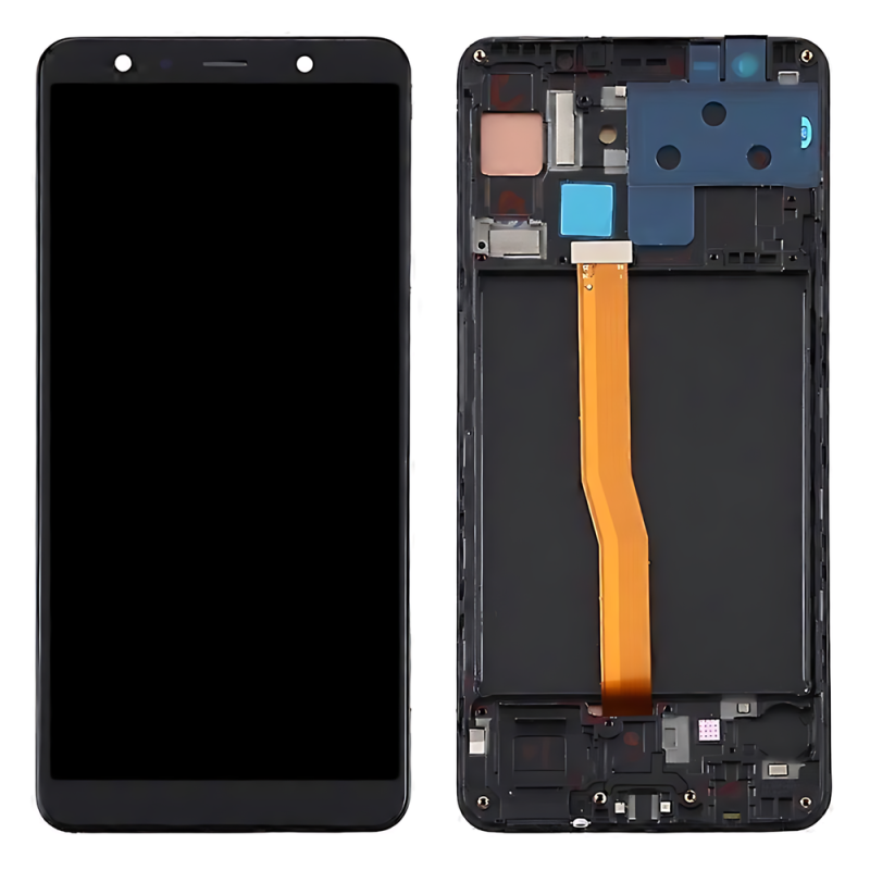 Samsung A7 2018 A750F 国产TFT总成带框 黑