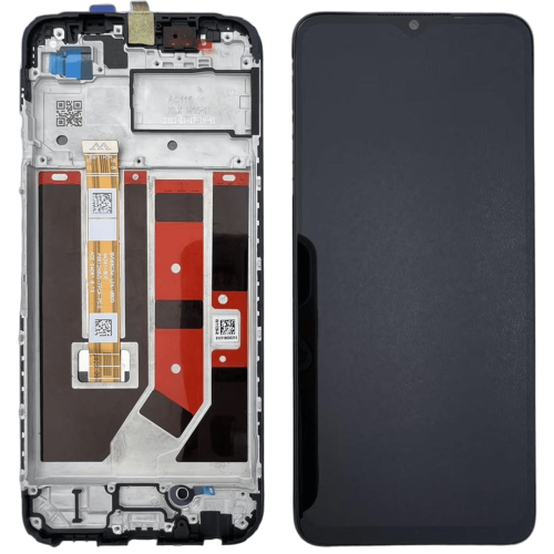 OPPO A18 CPH2591 OPPO A38 CPH2579 Display ORIGINALE + Frame Nero