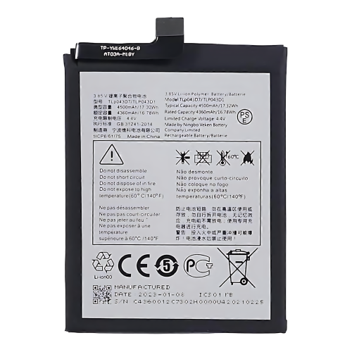 Batteria TLP043D1 TLP043D7 TCL 10Plus T782H TCL 10Pro T799B T799H TCL 20Pro 5G T810H TCL 20 5G T781H T781K
