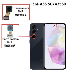 Samsung A356B A35 5G 2024 A376B A37 5G A276B A27 5G 原装前摄像头小像