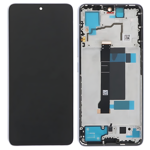 Xiaomi Redmi Note 13Pro 5G 2312DRA50C 2312CRAD3C Poco X6 5G 23122PCD1G 23122PCD1I Display ORIGINALE + Frame Viola