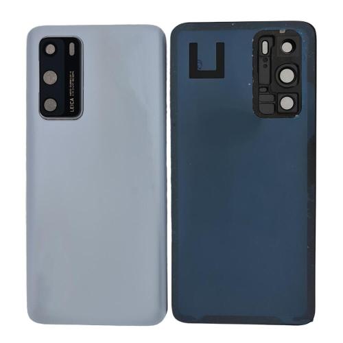 Huawei P40 Cover Posteriore + Supporto Fotocamera Argento ANA-NX9 ANA-LX4