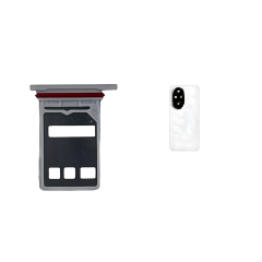 Huawei Honor 200Pro ELP-AN00 ELP-NX9 Sim Tray Argento Bianco
