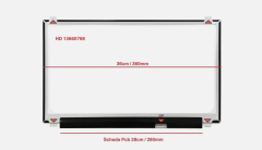 Offerta! NT156WHM-N42 V8.0, Display LCD Schermo 15,6 LED HP TPN-C129, 1366x768 HD. Lucido o Opaco a seconda della disponibilità