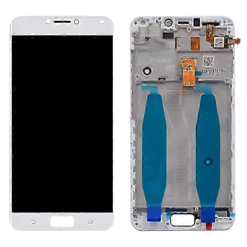 Asus Zenfone 4 ZE554KL 5.5 Display ORIGINALE con Frame + Home Bianco Z01KS Z01KD