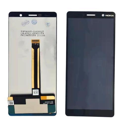 Nokia 7Plus Display ORIGINALE Cambiato Vetro Nero TA1041 TA1062 TA1046