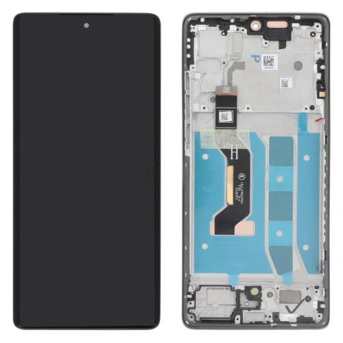 Motorola Moto G85 XT2427-3 Display ORIGINALE + Cornice Nero Grigio