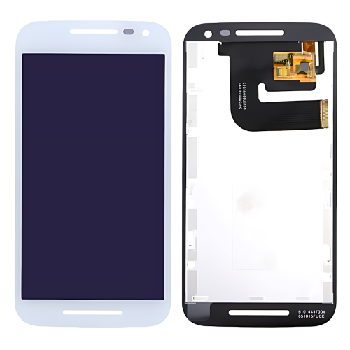 Motorola Moto G3 Display RIGENERATO Senza Frame Bianco XT1540 XT1541