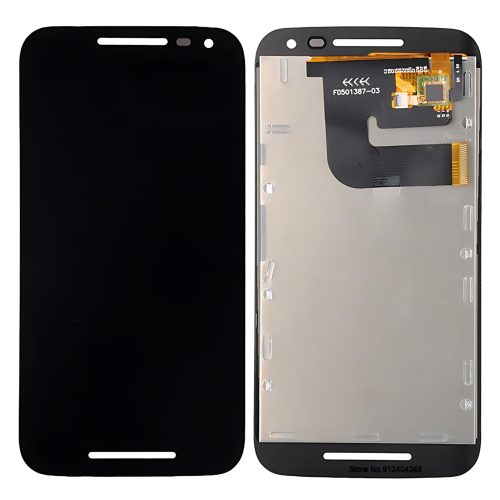 Motorola Moto G3 Display RIGENERATO Senza Frame Nero XT1540 XT1541