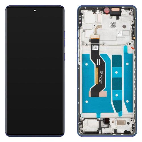 Motorola Moto G85 XT2427-3 Display ORIGINALE + Cornice Blu