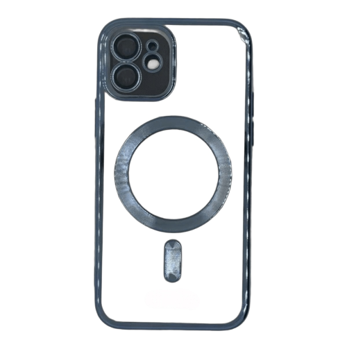 IPhone 12 Cover Magnetica Blu