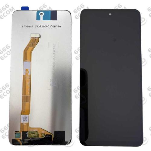 Realme C71 RMX5303 Realme C72 Realme P3Lite 4G RMX5300 (Versione del foro centrale) Display ORIGINALE Senza Frame Nero