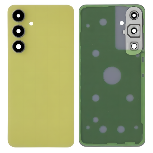 Samsung S24FE 5G S721B Cover Posteriore + Supporto Fotocamera Giallo