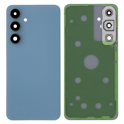 Samsung S24FE 5G S721B Cover Posteriore + Supporto Fotocamera Blu