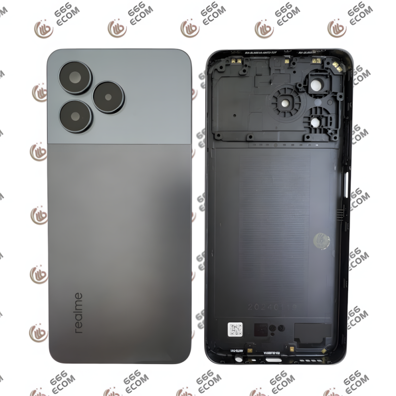 Realme C51 原装后盖带镜片 银灰 RMX3830