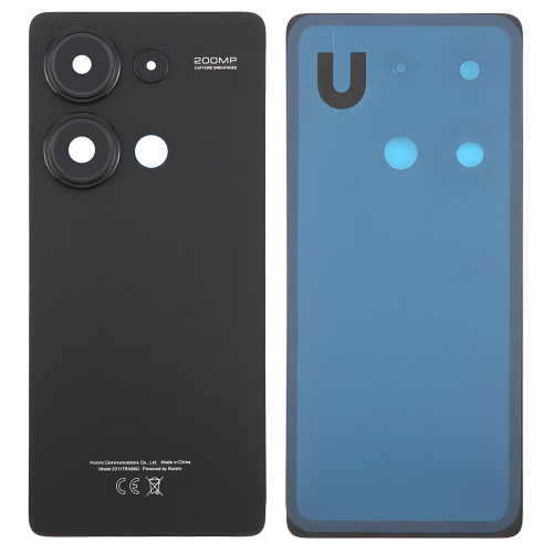 Xiaomi Redmi Note 13Pro 4G 后盖带镜片 黑 23117RA68G 2312FPCA6G