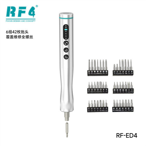 RF4 RF-ED4 Set di cacciaviti elettrici multifunzione 42 bit Regolazione a 4 velocità