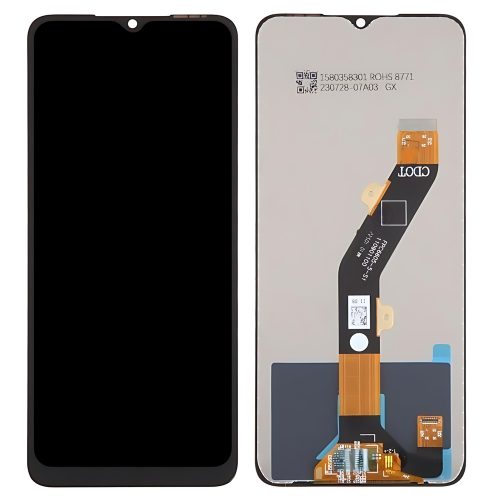 Infinix Smart 7 (X6515) Smart 7 HD (X6516) Tecno Spark 10 (KI5Q) Tecno Spark 10 5G (K18) Tecno Spark 10C (KI5K KI5M) Tecno Spark GO 2023 (BF7N) Pop 7Pro (BF7 BF7H) Itel P55 5G HOT 30I (X669 X669C X669D) 原装单片 黑