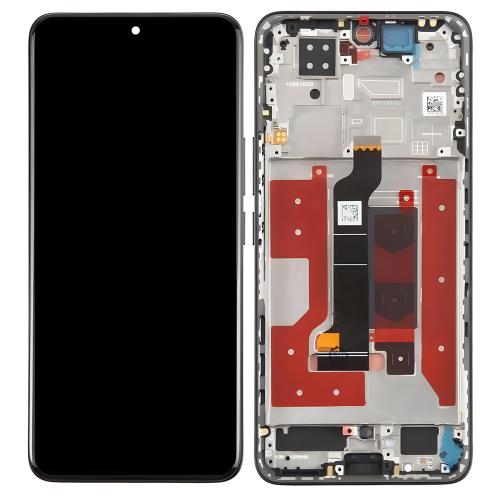 Huawei Honor 200 5G Display ORIGINALE + Cornice Nero ELI-NX9 ELI-AN00