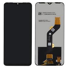 Infinix Hot 10S (X689 X689B X689D) HOT 10S NFC HOT 10T (X689C) Tecno Spark 7P (KF7J) Itel Vision 3 Plus (P682LP) Smart 6Plus (X6823) Display ORIGINALE Senza Frame Nero