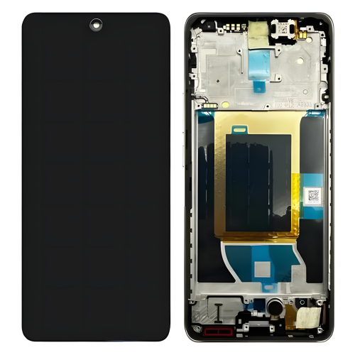 Realme 14Pro 5G RMX5055 RMX5056 RMX5057 Display ORIGINALE + Frame Nero