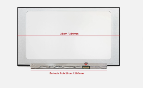 Offerta! NT156FHM-N43 v8.0 电脑显示屏 DISPLAY LCD 15,6" 1920x1080 LED 30 pin IPS. Lucido o Opaco a seconda della disponibilità