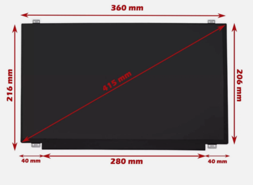 Offerta! DISPLAY NT156WHM-N10 电脑显示屏SCHERMO HD LED 15.6" 40 PIN SLIM 1366*768. Lucido o Opaco a seconda della disponibilità
