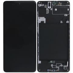 Samsung A715F A71 2020 Display TFT + Frame Nero