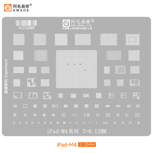 Amaoe BGA Reballing Stencil Per iPad Pro 2024 339S01450