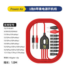 MECCANICO POWER Cavo di avvio dell'alimentazione dell'aria adatto per IPhone 7-17 pro max Test di corrente massima Riparazione della scheda madre Strumento cavo di avvio dell'alimentatore
