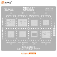 BGA Reballing stencil per Samsung (U-SMU4)