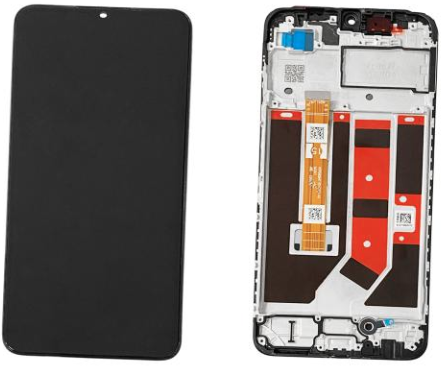 OPPO A60 4G CPH2631 Display ORIGINALE + Frame Nero