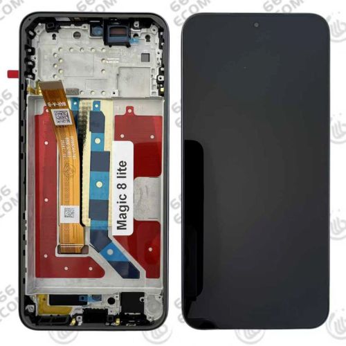 Huawei Honor Magic 8Lite 5G MTN-NX1M Display ORIGINALE + Frame Nero
