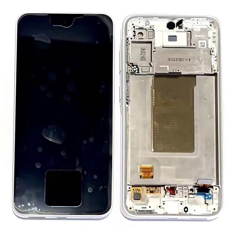Samsung A376B A37 5G Display Originale + Frame Service Pack Bianco