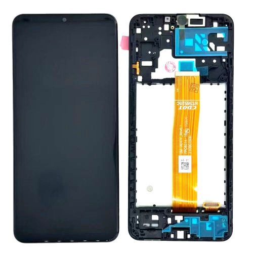 Samsung A047F A04S Display Originale + Frame Nero
