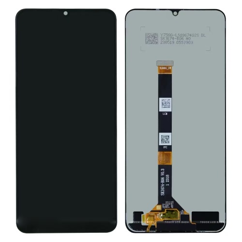 Realme C53 RMX3760 Realme C51 RMX3830 Realme C60 Realme C36 Realme Narzo N53 RMX3761 Realme Note 50 4G RMX3834 Realme Note 60 2023 (SL6651-CW) 0.3 Display ORIGINALE Senza Frame Nero