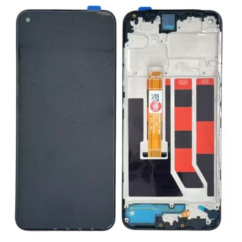 OPPO A53 CPH2127 CPH2131 OPPO A53S CPH2139 CPH2135 Display ORIGINALE + Frame Nero