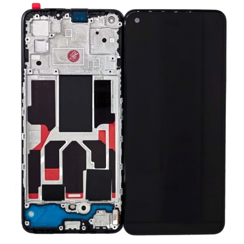 Realme GT Master RMX3363 RMX3360 Display ORIGINALE Cambiato Vetro + Frame Nero