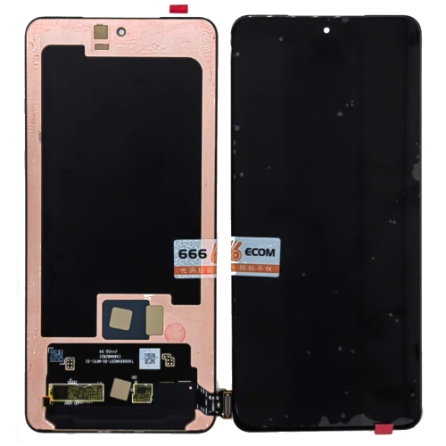 Realme GT7 RMX5061 (AB947-TM) Display ORIGINALE Cambiato Vetro Senza Frame Nero
