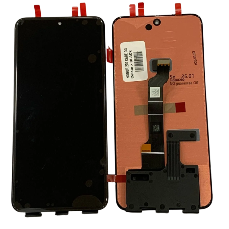 Huawei Honor 200 5G Display ORIGINALE Senza Frame Nero ELI-NX9 ELI-AN00
