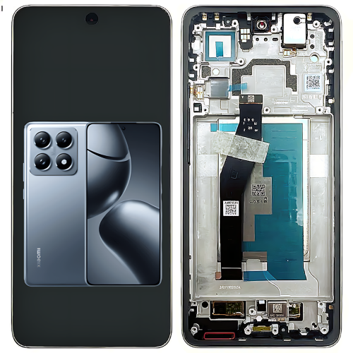 Xiaomi Mi 14T 2406APNFAG Display ORIGINALE + Frame Blu