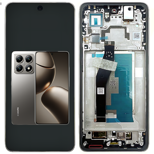 Xiaomi Mi 14T 2406APNFAG Display ORIGINALE + Frame Grigio
