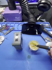 Offerta! Estrattore di fumo Lanrui L03 con filtraggio a tre strati per riparazione di telefoni